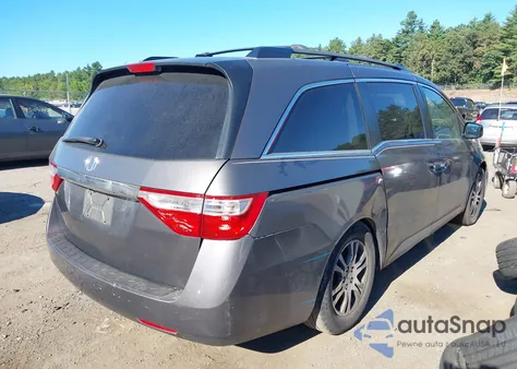 2013 Honda Odyssey Ex-L from USA, damaged, VIN 5FNRL5H65DB030297